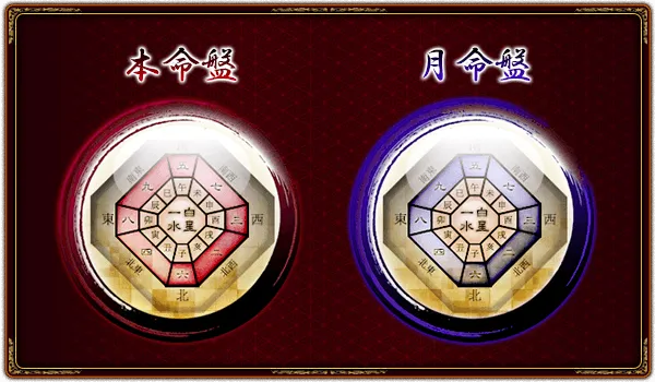 本命盤　月命盤