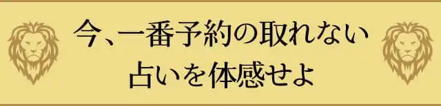 今、一番予約の取れない占いを体感せよ