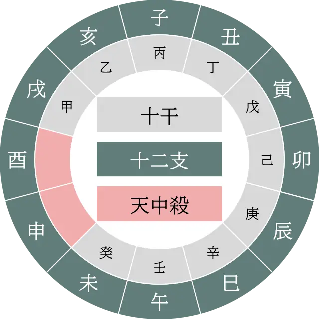 申酉天中殺
