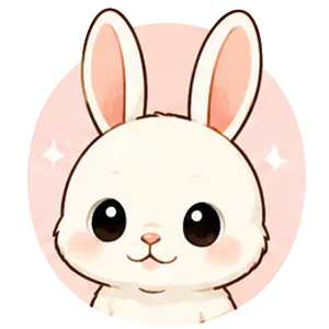 うさぎ顔
