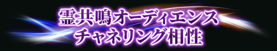 霊共鳴オーディエンスチャネリング相性