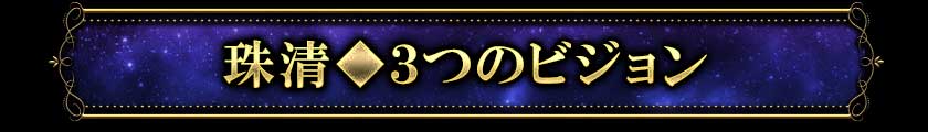 珠清◆3つのビジョン