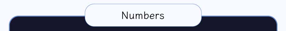 Numbers