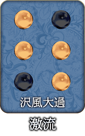 沢風大過 激流