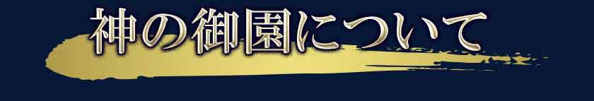 神の御園について