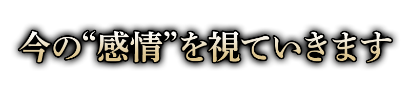 今の“感情”を視ていきます