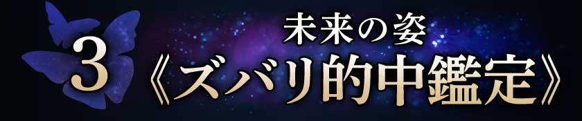 3 未来の姿 ≪ズバリ的中鑑定≫