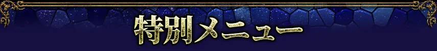 特別メニュー