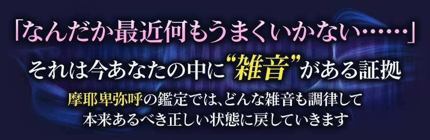 「なんだか最近何もうまくいかない……」それは今あなたの中に“雑音”がある証拠摩耶卑弥呼の鑑定では、どんな雑音も調律して本来あるべき正しい状態に戻していきます摩耶卑弥呼◆厳選/新着メニュー