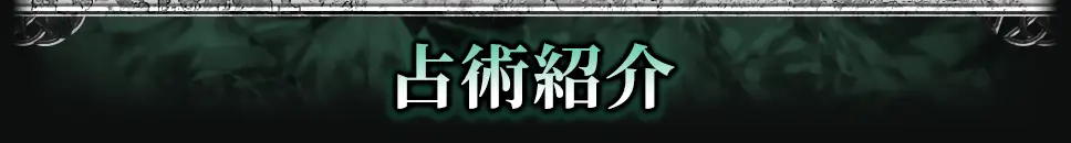 占術紹介