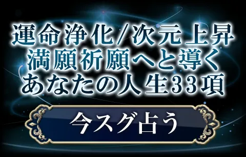 運命浄化/次元上昇　満願祈願へと導く　あなたの人生32項