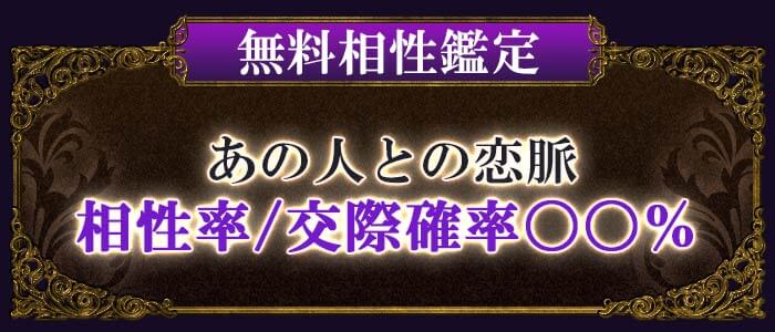 無料相性鑑定あの人との恋脈相性率/交際確率⚪︎⚪︎%