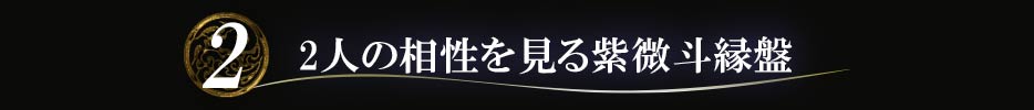 2 2人の相性を見る紫微斗縁盤