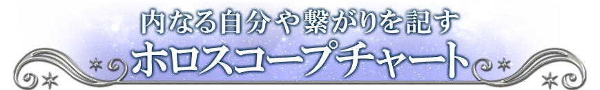 内なる自分や繋がりを記す ホロスコープチャート