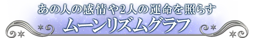 あの人の感情や2人の運命を照らす ムーンリズムグラフ