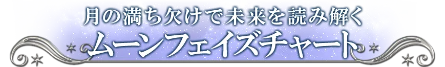 月の満ち欠けで未来を読み解く ムーンフェイズチャート