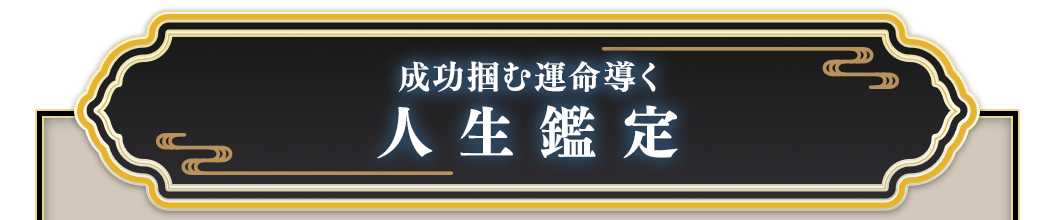 成功掴む運命導く人生鑑定